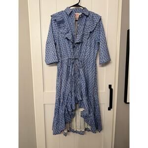 Mod’s Mahal blue Mitzi cottagecore shift dress in sz Small new w tag